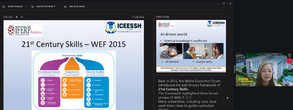 2nd ICEESSH 2026 sessions